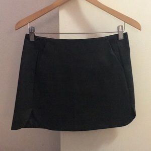 TopShop Faux Leather Mini Skirt